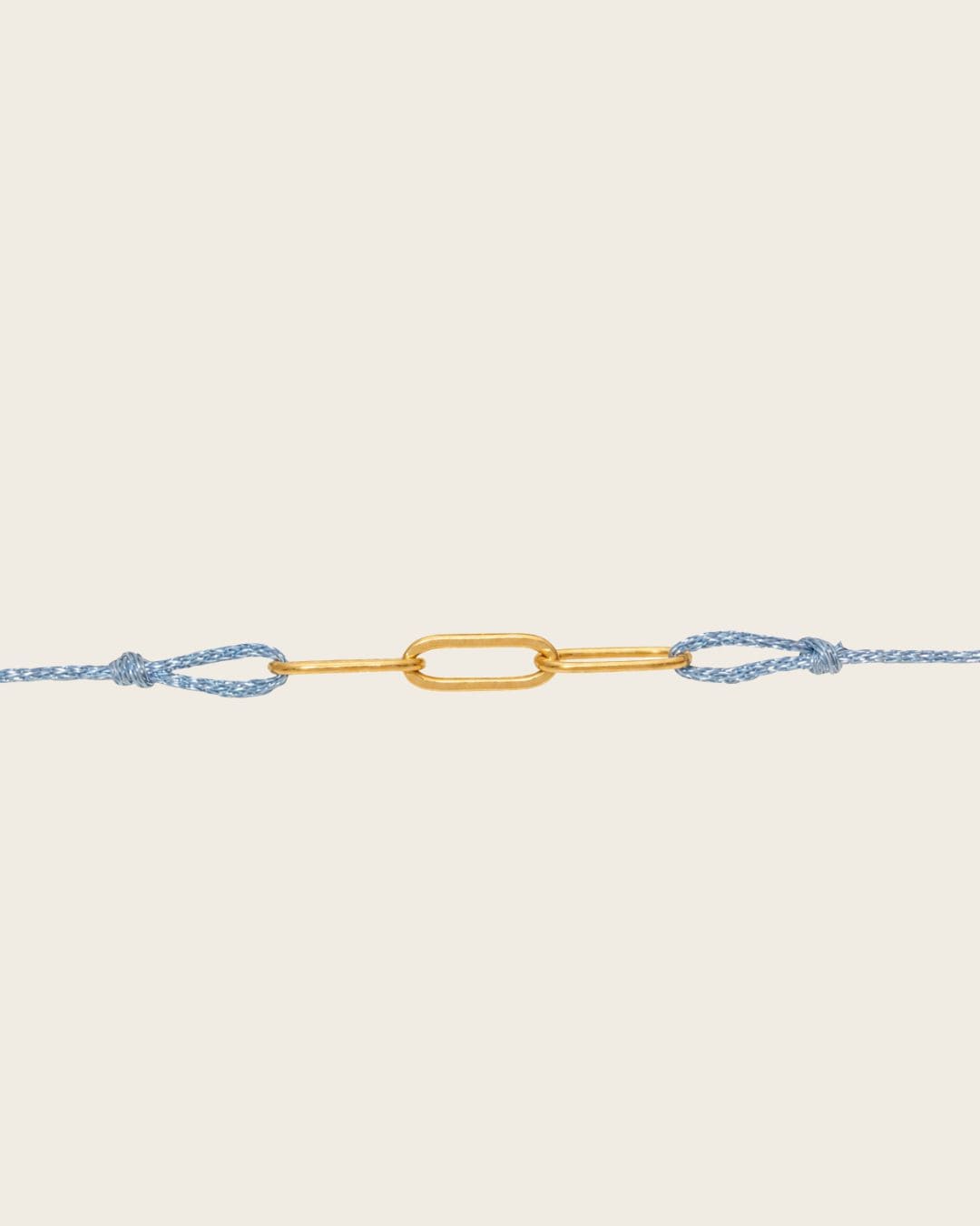 bracelet cordon bleu gris pailleté et doré femme 